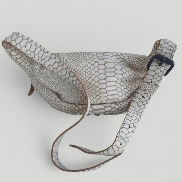 FREEBIRD Cobra Stud Waist Sling Bag Leather Fanny Pack Bum Belt Biker Punk Snake - Picture 6 of 11